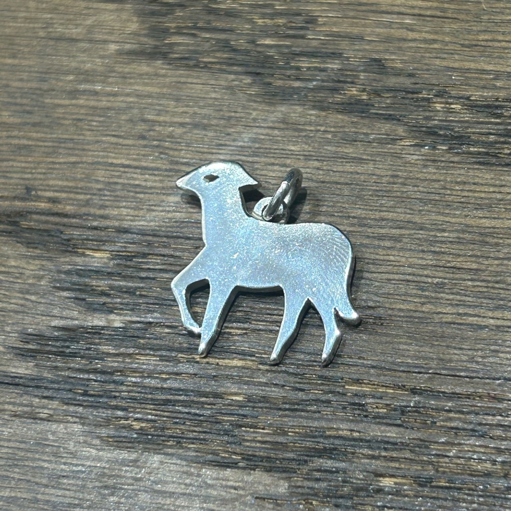 Rare James Avery Retired Lamb of God Charm